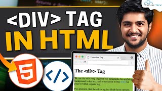 HTML DIV Tag Tutorial How to Use Position amp Style Div Elements Full Guide in Hindi  HTML amp CSS [upl. by Jasmin]