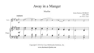 Murray  Away in a Manger  Violin [upl. by Oal]