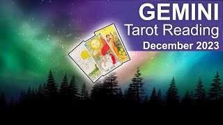 GEMINI DECEMBER 2023 quotIN BROADENING YOUR HORIZONS THERE’S AN OFFER💰 A NEW SPARK IN ❤️quot tarot [upl. by Anawed]