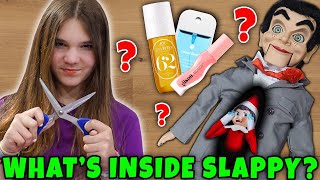 Whats Inside SLAPPY THE DUMMY He Ate My ELF ON THE SHELF [upl. by Dania]