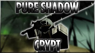 Pure Shadow Crypt Blade  Deepwoken Playground [upl. by Meggs]