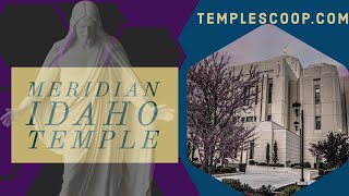 Meridian Idaho Temple on a winter day by drone on March 26 2020 [upl. by Catima]