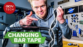 How To Wrap Handlebar Tape On A Drop Bar Bike [upl. by Hillhouse]