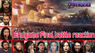 Avengers Endgame Final Battle Reaction Mashup  Avengers Endgame 2019 [upl. by O'Gowan]