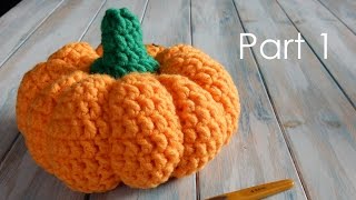 Prt1 How to Crochet a LifeSize Pumpkin [upl. by Nnaycnan]