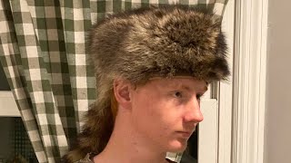 How to make a DIY CUSTOM FUR TRAPPER HAT [upl. by Severen572]