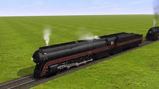 Trainz A New Era Streamlined Steam Locomotives Whistles [upl. by Byrdie94]