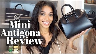 GIVENCHY ANTIGONA MINI REVIEW  Shiny Box Leather  KWSHOPS [upl. by Namdor]