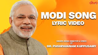 Modi Song  Lyric Video  HappyBirthdayDearPM  DrPushpavanam Kuppusamy [upl. by Okiam]