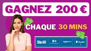 ✅GAGNER DE LARGENT SUR INTERNET 200 € AVEC 3 APPLIS ENCAISSEZ ARGENT PAYPAL amp SKRILL [upl. by Dnomso]