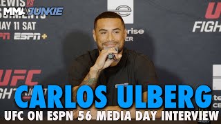 Carlos Ulberg Respects Alonzo Menifield Foresees Them Fighting Multiple Times  UFC St Louis [upl. by Zoe137]