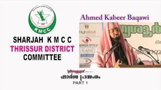 Ahmed Kabeer Baqavi 2013 New PRIYAPETTA UMMA Sharjah Prasangam part13 [upl. by Nabala]