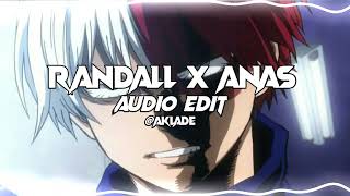 RANDALL x Anas Choix de vie Music audio edit Choix de vie audio edit aklade [upl. by Harmaning663]