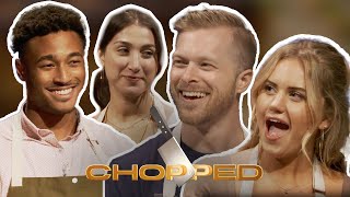 Chopped Heart Ravioli Snapper Eggplant Cocktail  Full Episode Recap  S54 E8  Food Network [upl. by Eerrahs462]