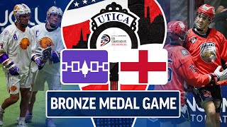 Haudenosaunee v England  Bronze Medal Game  2024 World Lacrosse Mens Box Championship [upl. by Analla]