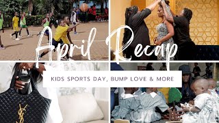 APRIL VLOG Children’s Sports Day  Bump Love  Uganda National Play Day amp More [upl. by Artinak961]