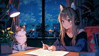 The healing rain 🌧️ Positive Feelings 🎵 Lofi playlist Deep Focus [upl. by Bibbie411]