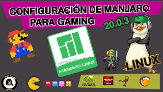 Configuración de manjaro 2003 para Gaming  Lutris  Proton  steam  wine [upl. by Dearr830]