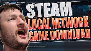 Transfer Steam Games On Local Network [upl. by Bliss]