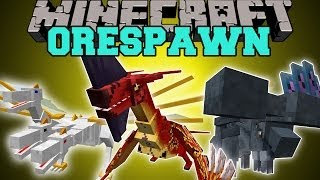 Minecraft ORESPAWN MOD UPDATE BOSSES WEAPONS PETS amp DUNGEONS Mod Showcase [upl. by Zellner]