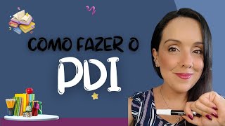 Como fazer o PDI do aluno de inclusão [upl. by Shirlee]