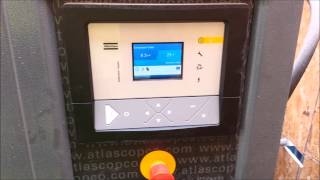 How to reset Atlas Copco Electric Air Compressor [upl. by Sonya]