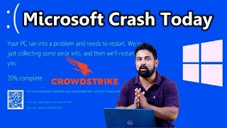 microsoft crash  windows crash  windows 10 crash  microsoft crash today  crowdstrike [upl. by Aissenav164]