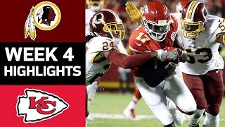 Redskins vs Chiefs  NFL Week 4 Game Highlights [upl. by Bohlen]