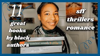 11 books by BLACK AUTHORS you NEED to read SFF thrillers amp romance cc [upl. by Atsirhcal181]