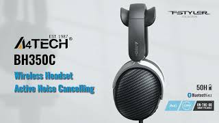 A4Tech Fstyler BH350C Wireless ANC Bluetooth Headphones [upl. by Idurt]