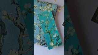 Van Goghs almond blossom in gouache paints bookmark paintingtutorial [upl. by Nylaf]