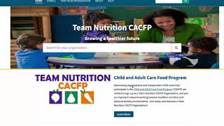 Team Nutrition CACFP Organizations Updates Submission [upl. by Carissa364]