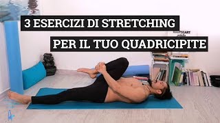 Daniele Allegri  3 ESERCIZI DI STRETCHING PER IL TUO QUADRICIPITE [upl. by Yecak]