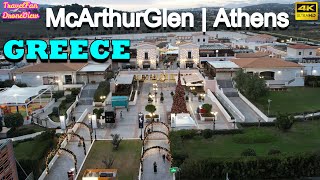 McArthurGlen  Athens ΕΚΠΤΩΤΙΚΟ ΧΩΡΙΟ 🔵 GREECE 🔵 🎇HAPPY NEW YEAR🎇 by drone【4K】by TravelFan DroneView [upl. by Adan6]