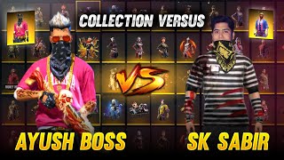 SK Sabir Vs Boss Ayush Collection Versus  Can beat sksabirgaming [upl. by Ellenaj]