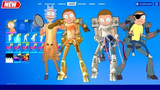 More Styles for Morty Golden Morty in Fortnite シ [upl. by Hamehseer]