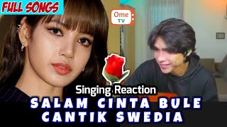 Singing Reaction‼️THE POWER OF SWEDISH GIRL ometvinternartional [upl. by Anelam608]