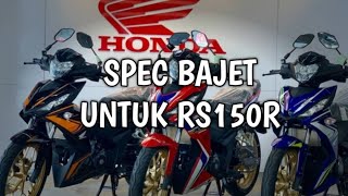 RS150R  UPGRADE ECU DAN EKZOS DYNO amp TUNING [upl. by Wagstaff]