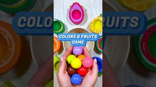 Color Sorting and Fruits for Toddlers  Educational Activities for Toddlers shorts [upl. by Orazio]