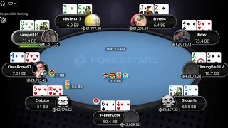 PokerStars IT  Sunday Million €250 NLHE PKO Galactic Series 2023  Final Table Replay [upl. by Esinereb89]