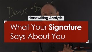 Handwriting Analysis What Your Signature Says About You [upl. by Fielding]