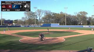 Faulkner vs Loyola Baseball [upl. by Aimek]