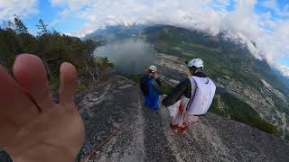 squamish base jump bc [upl. by Wallis]