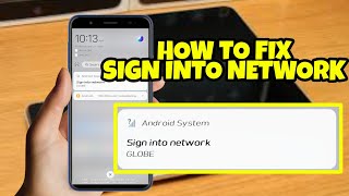 HOW TO FIX ANDROID SYSTEM SIGN INTO NETWORK [upl. by Oker]