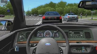 City Car Driving  Ford Crown Victoria  Fast Driving [upl. by Elon]