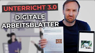 Schnell und einfach digitale Arbeitsblätter  Kann Worksheetdigital den Unterricht verbessern [upl. by Hashim247]