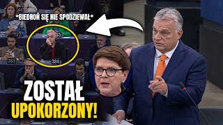 ORBAN i PiS ZMASAKROWALI BIEDRONIA VON DER LEYEN ORAZ CAŁĄ LEWICE W PARLAMENCIE EUROPEJSKIM [upl. by Aihsetel682]