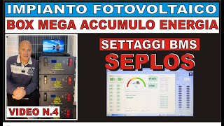 SETTAGGI BMS SEPLOS 1°TEST [upl. by Saretta598]