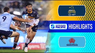 HIGHLIGHTS  BRUMBIES v WARATAHS  Super Rugby Pacific 2024  Round 7 [upl. by Neret90]