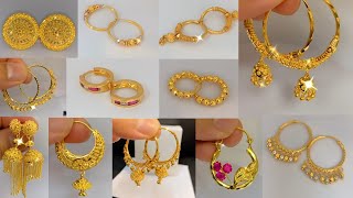 Latest Bridal Gold Earrings designs Most Beautiful Gold Earrings designs New Earrings Design [upl. by Araf466]